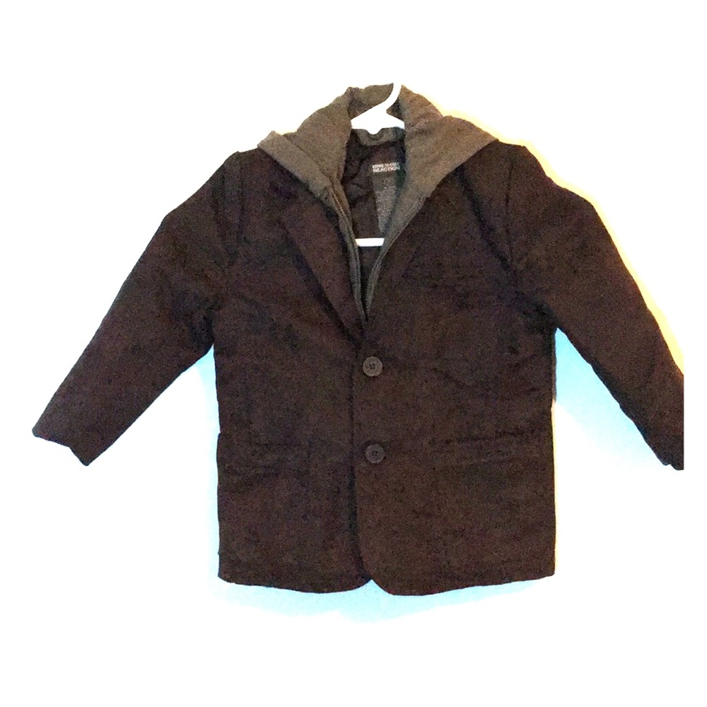 Kenneth Cole toddler blazer brown hoodie 3T